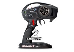 Traxxas Transmitter, TQi Traxxas Link enabled, 2.4GHz high output, 2-channel (with brake button) (tr