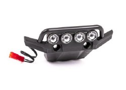 Bumper, Front (Assembled, Led Lights Installed) (Fits 4WD Rustler)