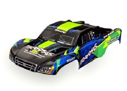Traxxas Body, Slash VXL 2WD (Also Fits Slash 4X4), Green & Blue (Painted, Decals Applied)
