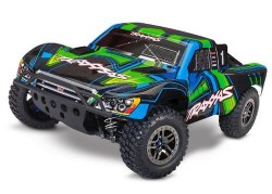 Traxxas Slash 4X4 Ultimate (Green): 1/10 Scale 4WD Electric Short Course Truck with TQi Radio System