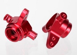 Aluminum Steering Block Set (Red) (2)