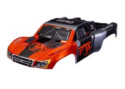 Traxxas Body, Slash VXL 2WD (also fits Slash 4X4), Fox Edition (painted, decals applied) (assembled