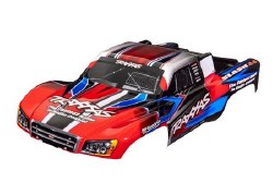 Traxxas Body, Slash 4X4 (Also Fits Slash VXL & Slash 2WD), Red & Blue (Painted, Decals Applied)
