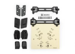 Body conversion kit, Slash 2WD/Slash 4X4 (includes front & rear latch mounts, latches, hardware) (fo