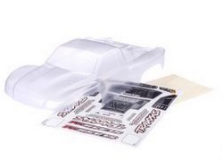 Traxxas Body Slash 4X4 (Also Fits Slash VXL & Slash 2WD) (Clear Requires Painting)/ Window Masks/ De