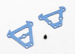 Front & Rear Aluminum Bulkhead Tie Bars (Blue)