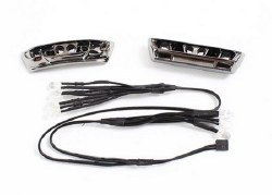 LED Lights, Light Harness (4 Clear, 4 Red)/Bumpers, Front & Rear/Wire Ties (3) (requires power suppl