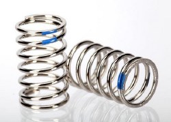 GTR "Nickel Finish" Shock Spring Set (2.925 Rate - Blue) (2)