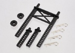 Body mount, rear/ body mount posts, front (2)/body washer, rear (2) (for Fiesta/Rally body)