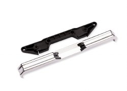 Traxxas X-Truck Chrome rear bumper w/ bumper adapter, rear
