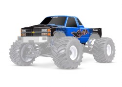 Traxxas Body, X-Maxx MT Chevy GMT400 CK - Blue