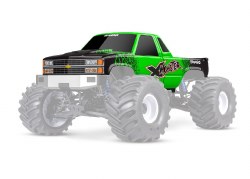 Traxxas Body, X-Maxx MT Chevy GMT400 CK - Green