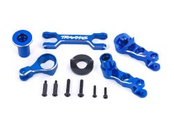 Steering Bellcranks (Left & Right)/ Draglink (6061-T6 Aluminum Blue-Anodized) (Fits X-Maxx)