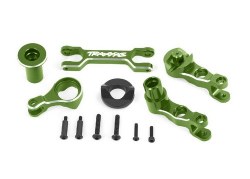 Steering Bellcranks (Left & Right)/ Draglink (6061-T6 Aluminum Green-Anodized) (Fits X-Maxx)