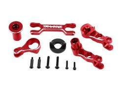 Steering Bellcranks (Left & Right)/ Draglink (6061-T6 Aluminum Red-Anodized) (Fits X-Maxx)