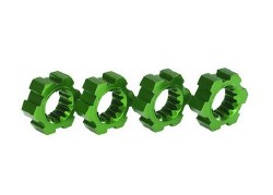 X-Maxx Aluminum Wheel Hex Hub (Green) (4)