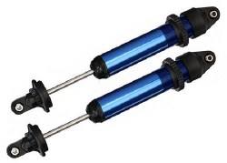 X-Maxx GTX Assembled Shocks (Blue) (2)