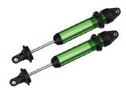 X-Maxx GTX Assembled Shocks (Green) (2) (fully assembled without springs)