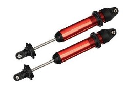 X-Maxx GTX Assembled Shocks (Red) (2) (fully assembled without springs)