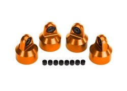 Shock Caps Aluminum (Orange-Anodized) GTX Shocks (4)/ Spacers (8)