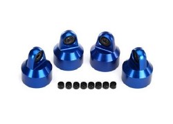 X-Maxx GTX Shock Cap aluminum (blue-anodized), GTX shocks (4)/ spaces (8)