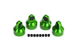 X-Maxx GTX Shock Cap aluminum (green-anodized), GTX shocks (4)/ spaces (8)