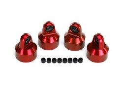 X-Maxx GTX Shock Cap aluminum (red-anodized), GTX shocks (4)/ spaces (8)