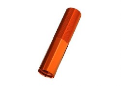 Body, GTX shock (aluminum, orange-anodized) (1)