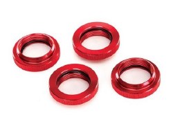 X-Maxx Aluminum GTX Threaded Collar (Red) (4)