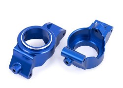 Caster Blocks (C-Hubs) 6061-T6 Aluminum (Blue-Anodized) Left & Right