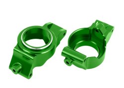 Caster Blocks (C-Hubs) 6061-T6 Aluminum (Green-Anodized) Left & Right