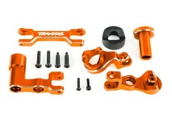 Steering Bellcranks (Left & Right)/ Draglink (6061-T6 Aluminum Orange-Anodized) (Fits XRT)