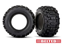 Tires, Sledgehammer® (belted, dual profile (4.3" outer, 5.7" inner)) (left & right)/ foam inserts (2