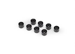 Traxxas Spacer, shock cap, aluminum (black-anodized) (8)