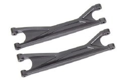 Suspension arms, upper, Black (left or right, front or rear) (2) (for use with TRA7895 X-Maxx WideMa