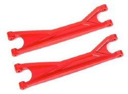 Suspension arms, upper, Red (left or right, front or rear) (2) (for use with TRA7895 X-Maxx WideMaxx