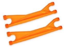 Suspension arms, upper, Orange (left or right, front or rear) (2) (for use with TRA7895 X-Maxx WideM