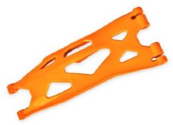 Suspension arm, lower, Orange (1) (right, front or rear) (for use with TRA7895 X-Maxx WideMaxx suspe