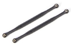 Toe links, 202.5mm (187.5mm center to center) (Black) (2) (for use with TRA7895 X-Maxx WideMaxx susp