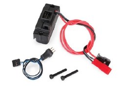 LED lights, power supply (regulated, 3V, 0.5-amp), TRX-4/ 3-in-1 wire harness