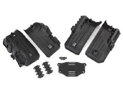 Fenders, inner, front & rear (2 each)/ rock light covers (8)/ battery plate/ 3x8 flathead screws (4)