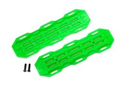 Traction boards, green/ mounting hardware