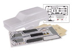 Traxxas Body, Chevrolet Blazer (1979), complete (clear, requires painting) (includes grille, side mi
