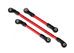 Steering link, 5x117mm (1)/ draglink, 5x60mm (1)/ panhard link, 5x63mm (red powder coated steel) (as