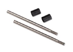 Shock shaft, 3x57mm (GTS) (2) (includes bump stops) (for use with TRX-4 Long Arm Lift Kit)