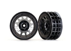 Wheels, Method 105 2.2" (black chrome, beadlock) (beadlock rings sold separately)