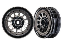 Wheels, Method 105 1.9" (black chrome, beadlock) (beadlock rings sold separately)