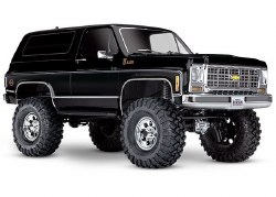 Traxxas TRX-4 1979 Chevy Blazer 1/10 Crawler, XL-5 HV, Titan 12T Black