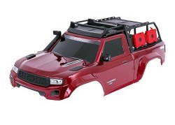Traxxas Body TRX-4 Sport, Complete, Red (Painted, Decals Applied) (Includes Grille, Side Mirrors, Do