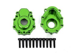 Portal housings, outer, 6061-T6 aluminum (green-anodized) (2)/ 2.5x10 CS (12)